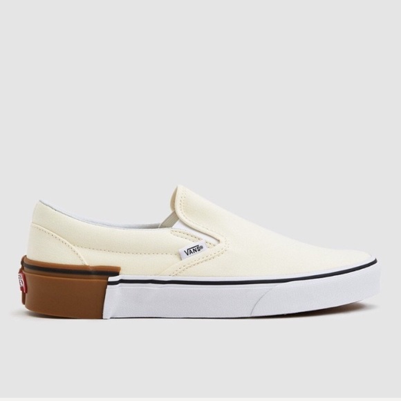 NWT Vans Classic Slip On Gum Block, W 8, M 6.5 - Picture 2 of 8